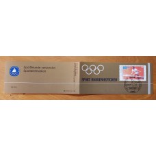 ALEMANIA OCCIDENTAL 1988 DEPORTES OLIMPICOS CARNET COMPLETO DE ESTAMPILLAS MINT LOS SELLOS SUELTOS YA MARCAN 15 EUROS